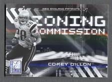 2006 Donruss Elite Zoning Commission Black #ZC-37 Corey Dillon /1000
