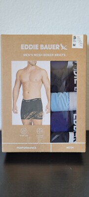 Eddie Bauer Men's 5-Pieces Performance Mesh Boxer Briefs. (18).