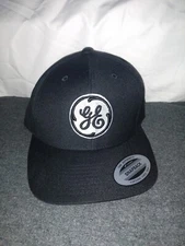 General Electric G.E Hat, Black Snapback G.E Aviation 