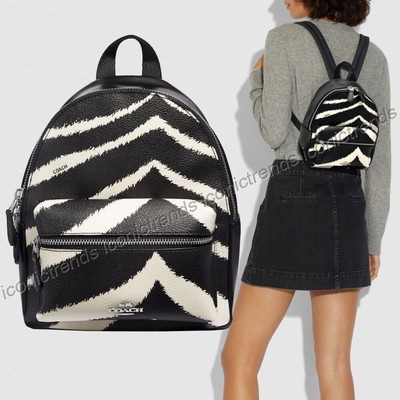 coach zebra backpack
