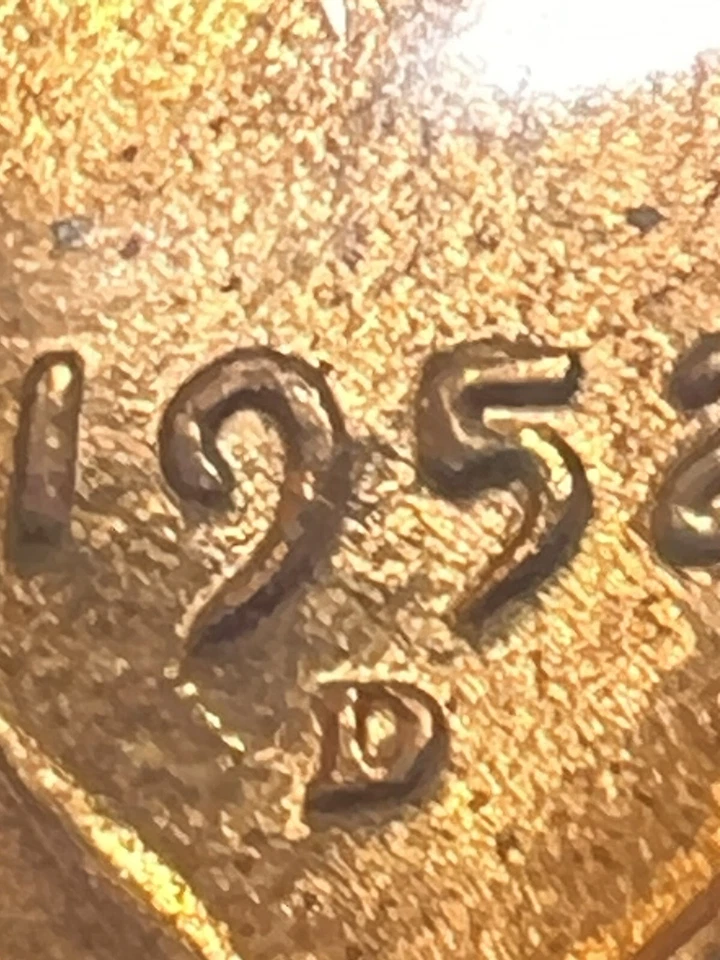 1952 D/D Lincoln Cent Inverted “D” In Date RPM Possible Die Chip Choice BU Red - Image 3 of 4