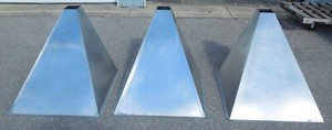 Stainless Steel Industrial Hopper Feeder's, LARGE FOOD HOPPERS (3 used hoppers)