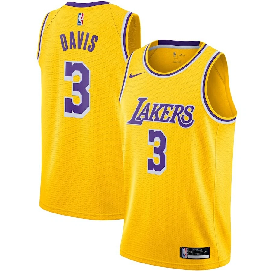 Los Angeles Lakers Nike Anthony Davis AD NBA Swingman Jersey Men s