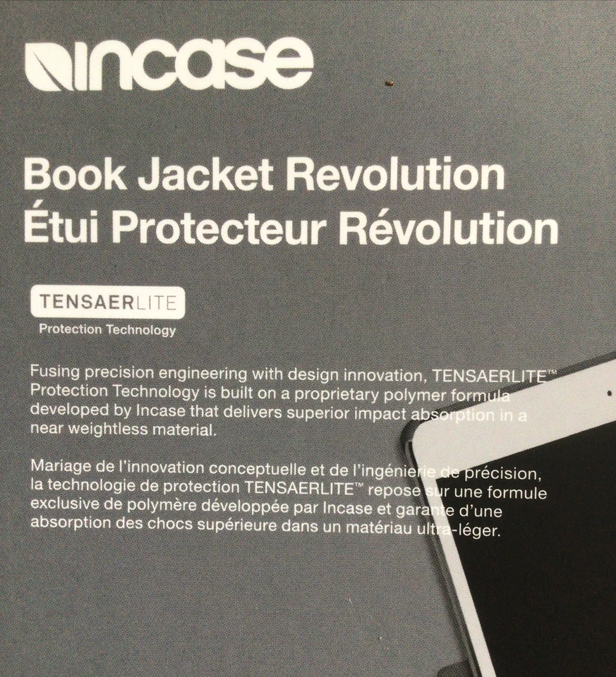 Incase Book Jacket 支架 外壳 保护套 适合 Apple iPad Pro 10.5 灰色 — 第 3/4 张图片
