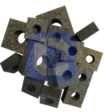 CFC (Carbon Fiber Composite) Square Nut 3/4"-10 X 1" OD (5 PACK)