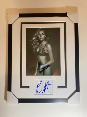 Rachel Hilbert Autographed Cut Custom Framed 11x14 Model Signed ACOA