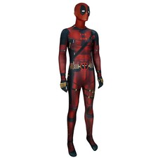 Deadpool 3 Cosplay Jumpsuit Wade Wilson Bodysuit Adult Kids Halloween Costume