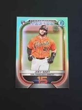 Joey Bart 2021 Bowman Chrome Scouts Top 100 Insert AQUA REFRACTOR 104/125