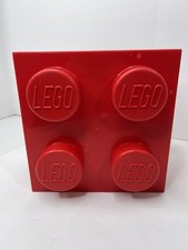 Lego Storage Brick Red Box Container Block 10  x 10  x 7  VGC 2012 VGC 