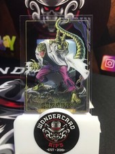 🔥2024 SkyBox Marvel Masterpieces '92 Platinum - Clear Cut - LIZARD #41🔥