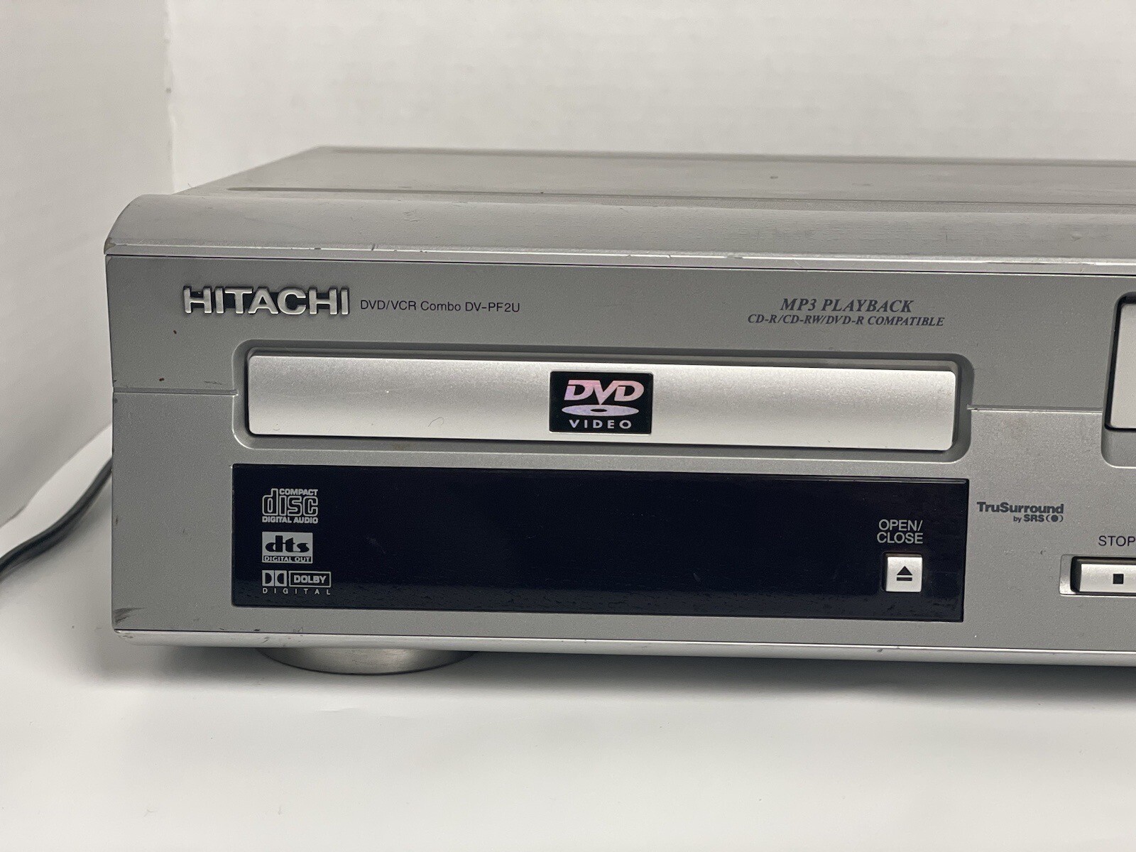 Hitachi DVPF2U VCR DVD Player Combo No Remote Tested & Working eBay