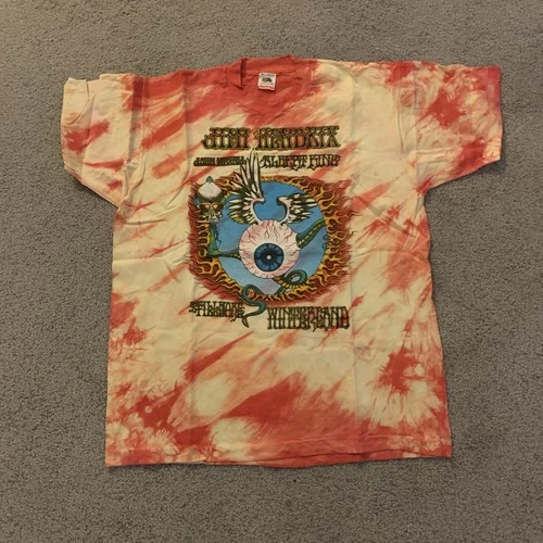 Jimi Hendrix / Albert King Tour Concert Flyin 1980s vintage concert t-shirt, vintage, single stitch, B+ condition