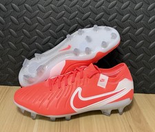 Nike Tiempo Legend 10 Elite FG Soccer Cleats Hot Lava DV4328-800 Mens Size 7.5