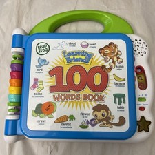 Leap Frog Learning Friends 100 Words Book Educational English Spanish. E37