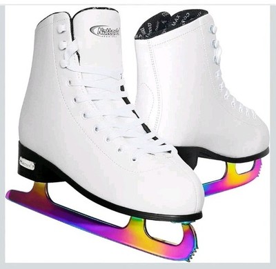 Men's 6, Women 7, Nattork Figure Skates for Boys and Girls Excellence Stainless.