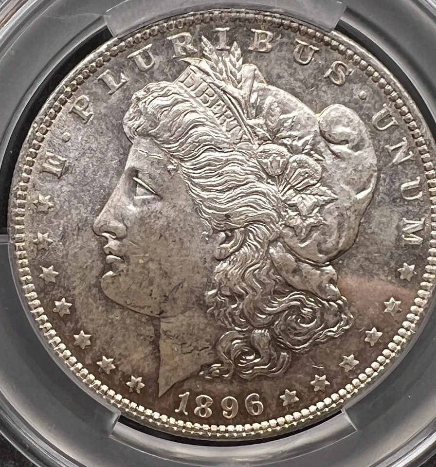 1896 $1 Morgan Silver Dollar CAC MS63PL Proof Like! - 25243 - Image 2 of 3