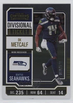 2023 Panini Contenders Divisional Ticket 60/149 DK Metcalf #89 rw6