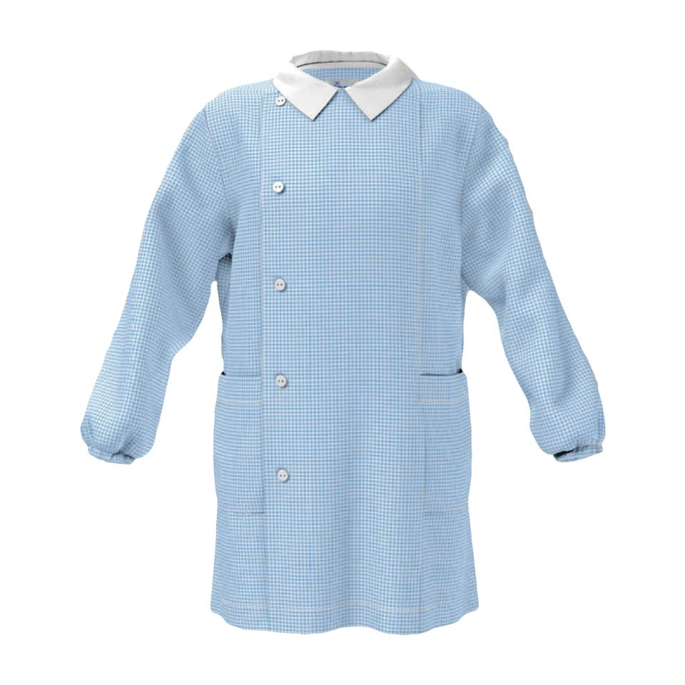 Grembiule Scuola Asilo e Elementare Bambino Senza Ricamo con Bottoni Siggi - Immagine 4 di 4