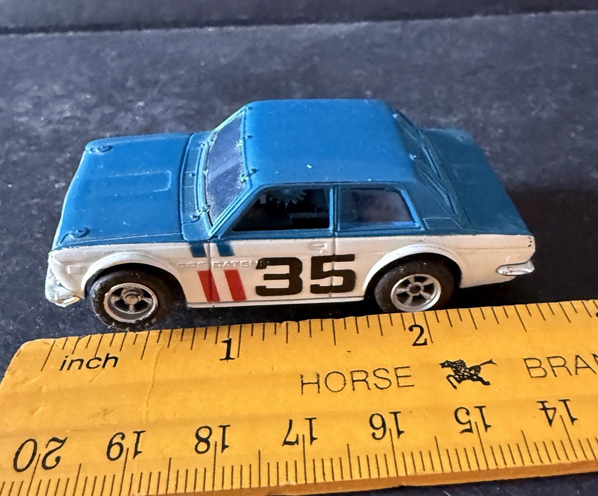 Vintage 1977 Aurora HO Scale AFX BRE Datsun 510 #35 Slot Car