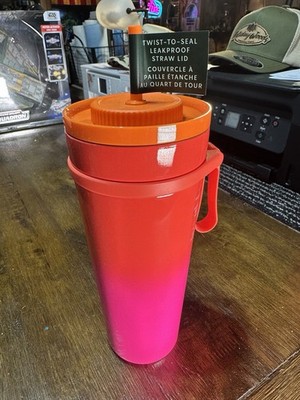 Starbucks Pink And Orange 2025 24 Oz Tumbler