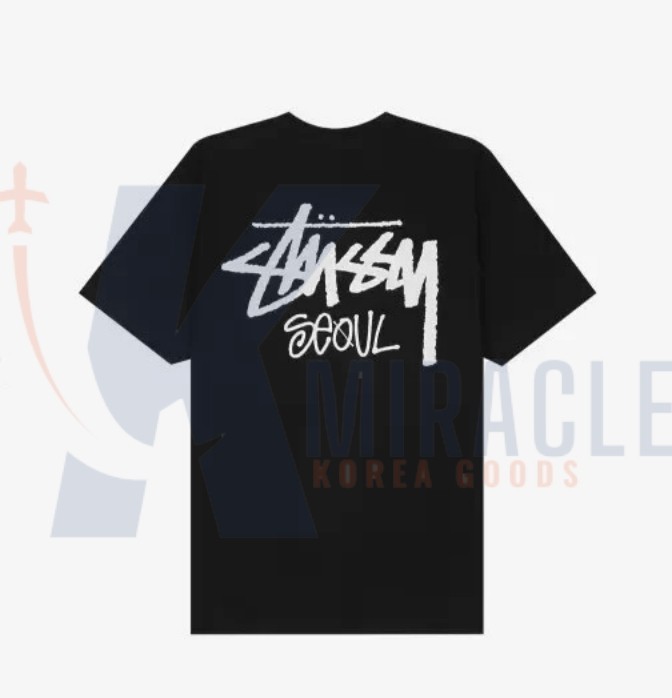 Stussy Stock Seoul T-Shirt Black 2024 / Limited Edtion | eBay