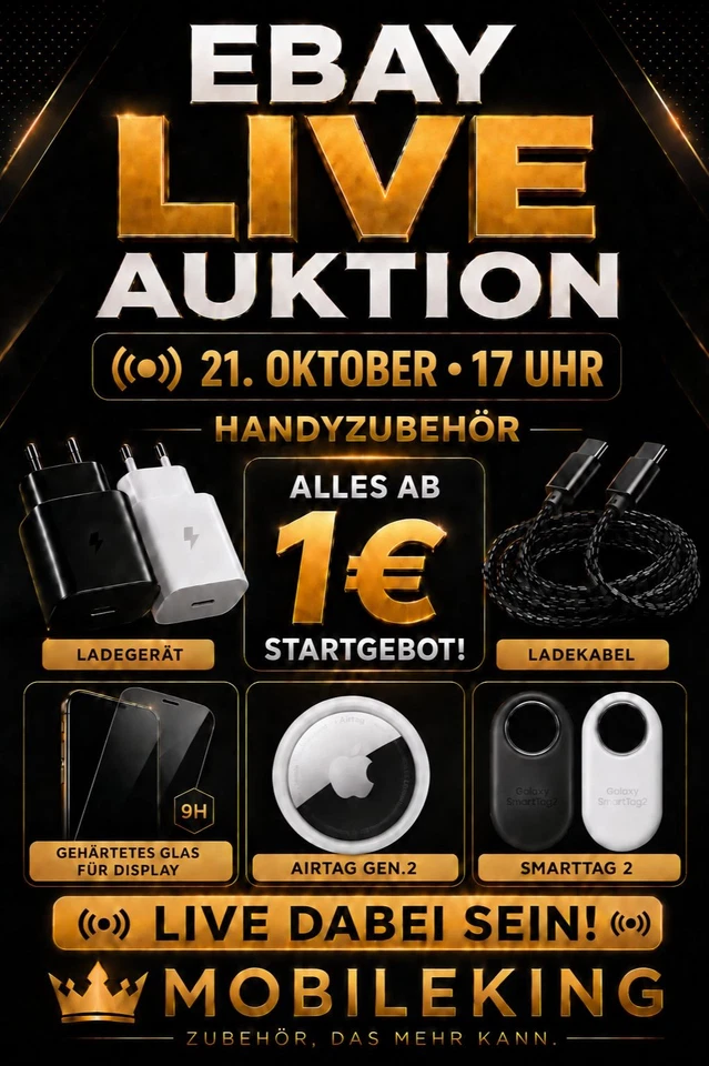Live-Schnäppchen Handy-Zubehör, Ladegeräte, Kabel & Top-Elektronik & mehr!