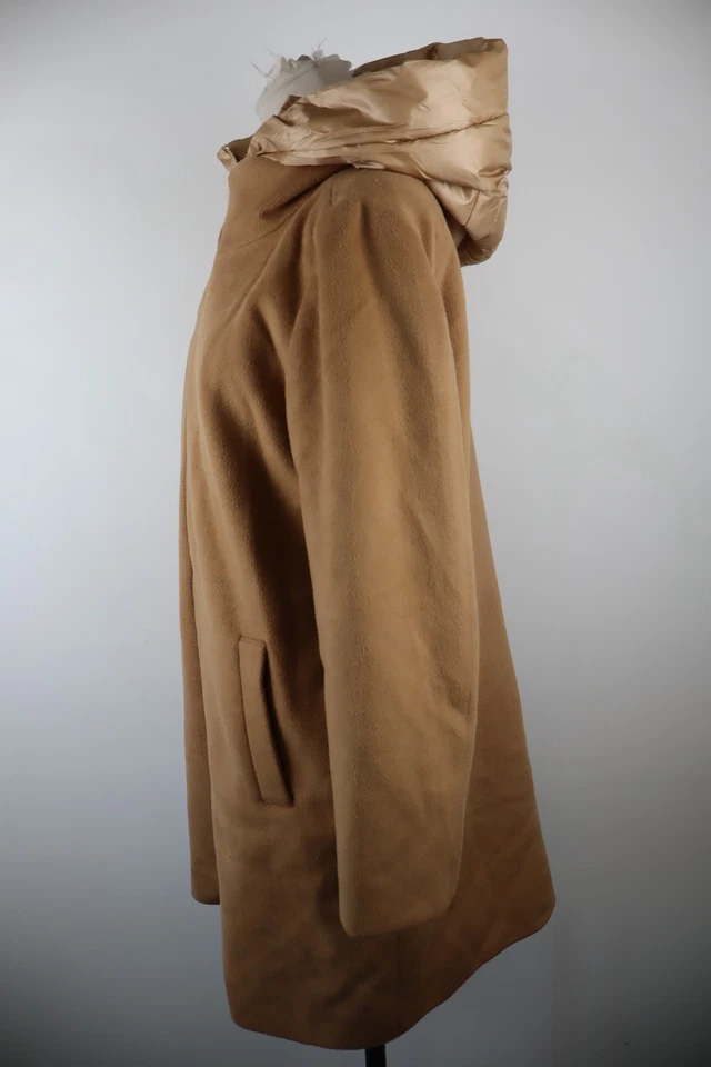 Marella Manteau Matelassé Femme Taille 46 VINTAGE ZIP - Photo 4/4