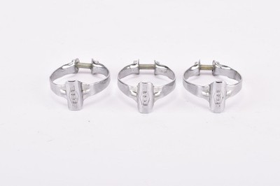 REG #751/25 clamp on top tube brake cable guide clip set