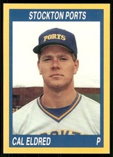 1990 Cal League Stockton Ports CAL ELDRED RC BREWERS URBANA IA