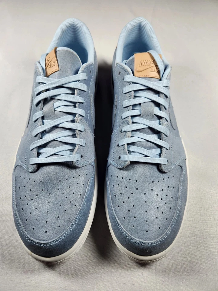 Air Jordan 1 Retro Bajo OG Premium Azul Hielo 905136-402 Talla 15 Nuevo Sin Caja Foto 3 de 4