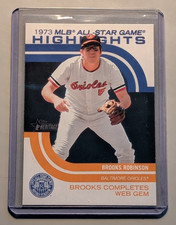 2022 Topps Heritage High Number - 1973 Mlb All Star Game Highlights Brooks...