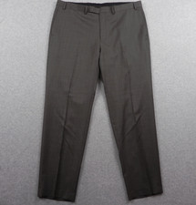 Michael Kors Pants Mens 40x32 Wool Blend Dress Suit Formal Flat Front Brown