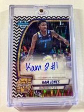 2025 Bowman U Chrome Kam Jones Black & White /48 Auto Rookie Card
