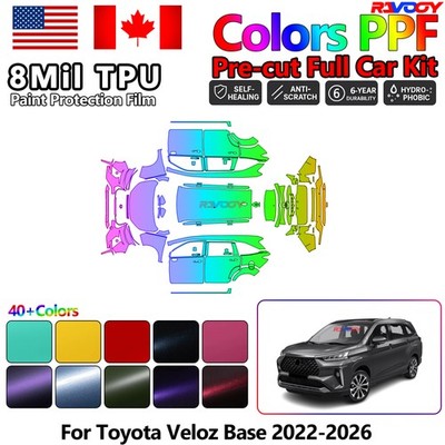 Color Precut PPF Paint Protection Film For Toyota Veloz Base 2022-2026