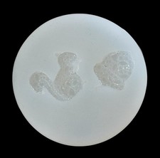 Handmade Crystal Squirrel and Acorn Mold For Resin