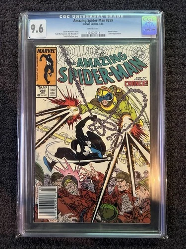 The Amazing Spider-Man #299 Newsstand Variant (Marvel Comics April 1988) CGC 9.6
