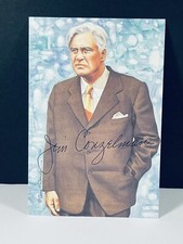 JIMMY CONZELMAN FACSIMILE AUTO GOAL LINE ART GLA CARD CHICAGO CARDINALS SERIES 2