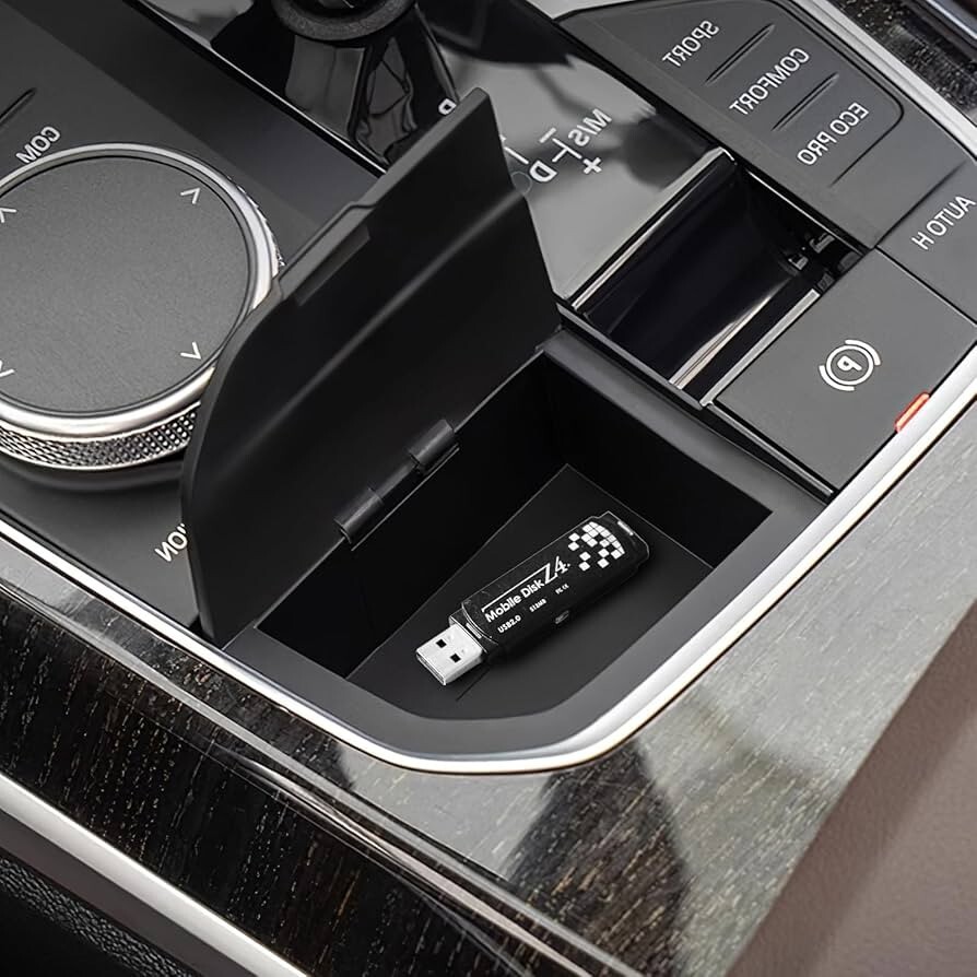 BMW 1 Series F40 Console Storage Compartment coin holder RHD Right Hand