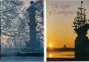 Sights of Leningrad 15 new postcards in color folder, 1990, Russia FREE US SHIP