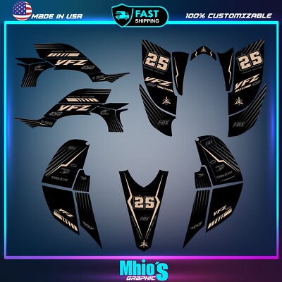 Yamaha YFZ 450 graphics kit 2003 2004 2005 2006 2007 2008 stickers decals kit