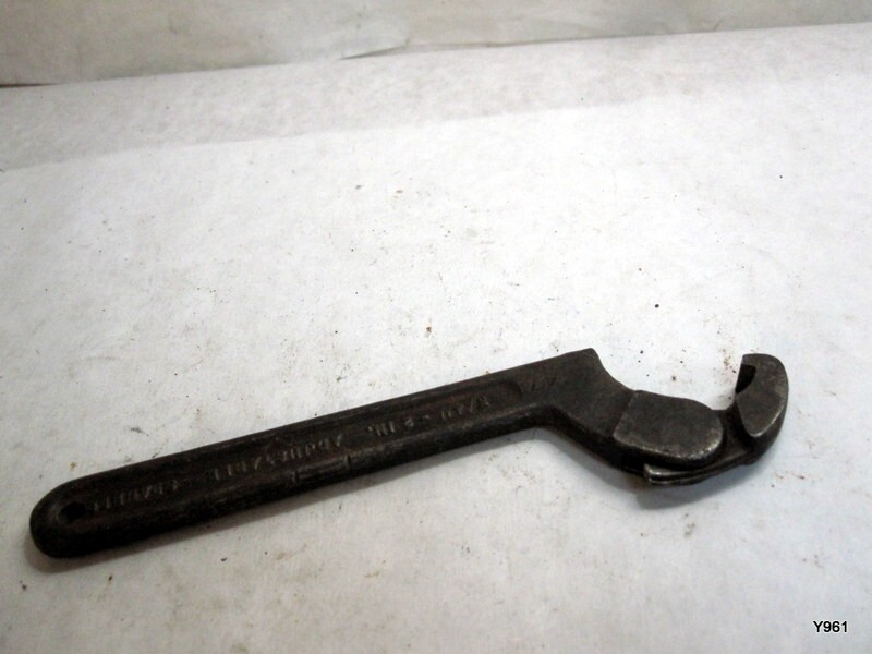 Vintage J.H. Williams & Co. No. 471 Adjustable Spanner Wrench USA 3/4 - 2 in