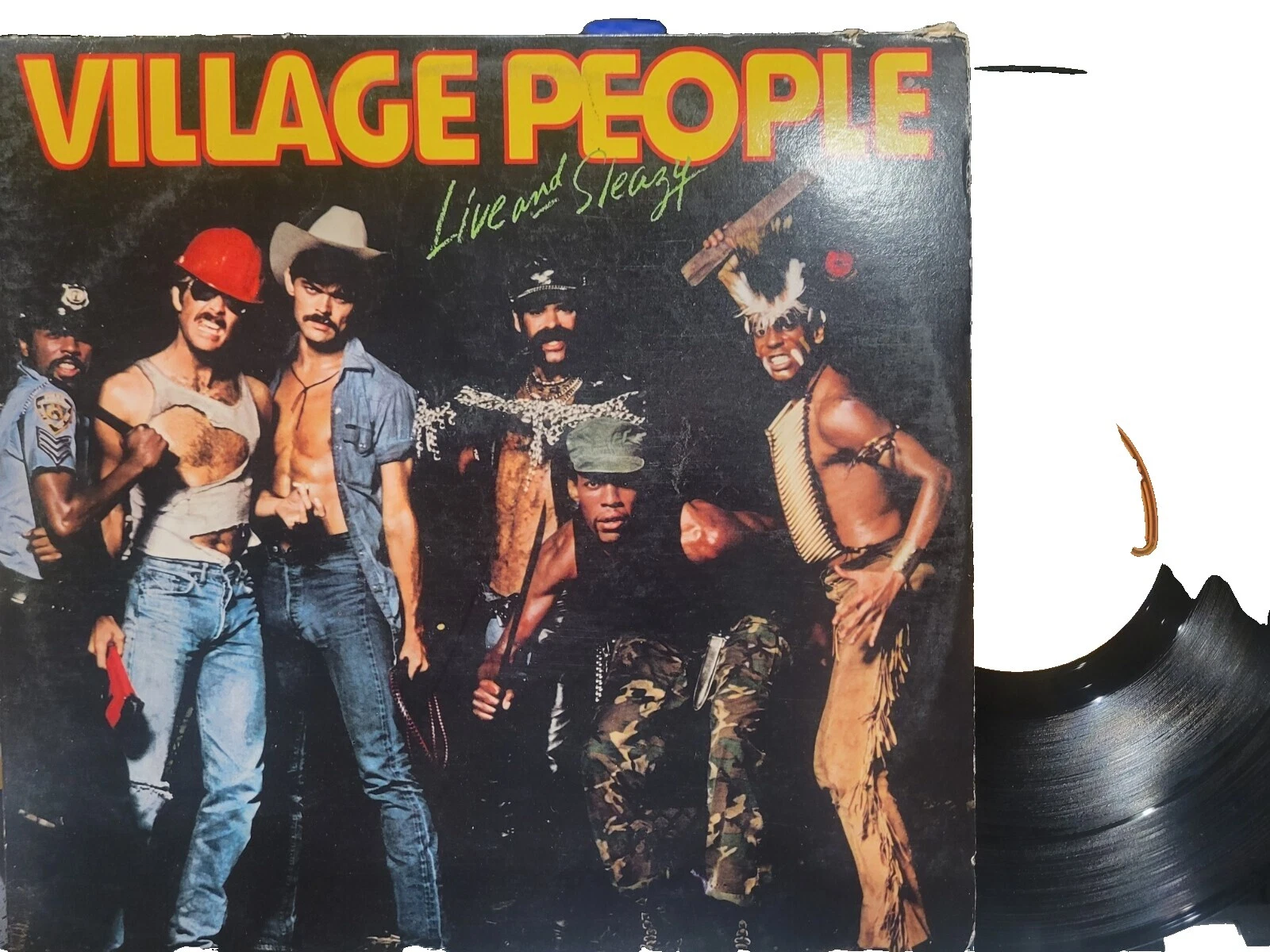 Village People Very Good (VG) Sleeve Pop Vinyl Records