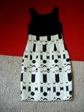 NWT $398 Trina Turk USA Made Black Sleeveless Tank Dress Gold Embroidery 2 NEW