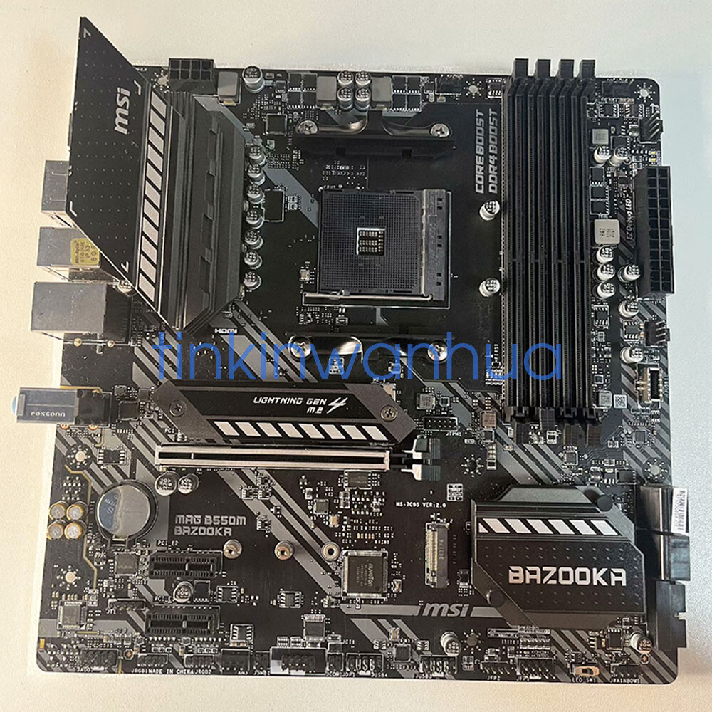 For MSI MAG B550M BAZOOKA Motherboard Socket AM4 DDR4 Display Port