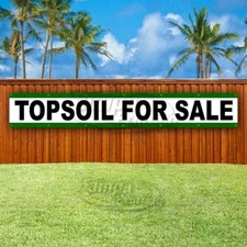 TOPSOIL FOR SALE Advertising Vinyl Banner Flag Sign LARGE HUGE XXL
