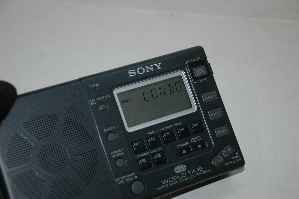 Récepteur Radio Sony ICF-SW33 Ondes Courtes - Testé - Occasion