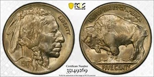 1917 BUFFALO NICKEL 5C PCGS MS65 CAC GEM UNCIRCULATED BU (N57)