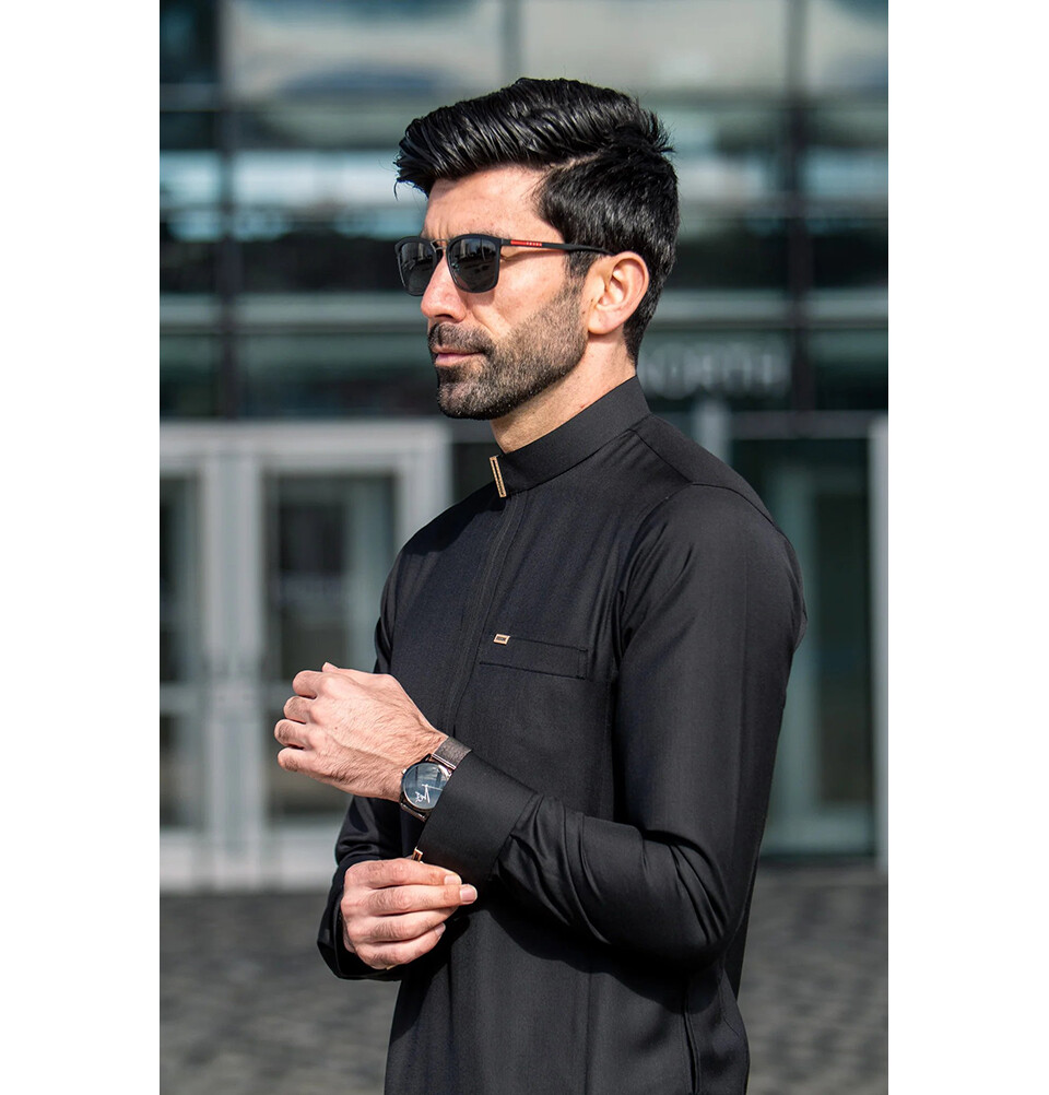 Men's Muslim Full Length Long Sleeve Middle East Islamic Thobe