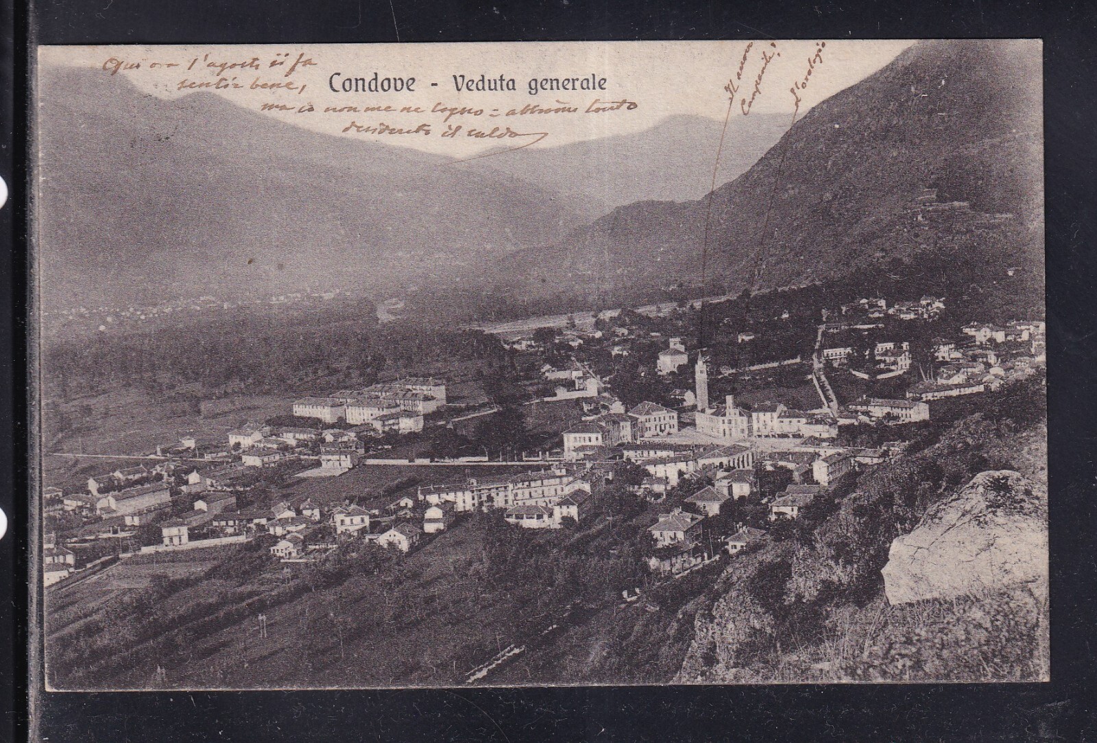 Cartolina Condove Veduta Generale A3361