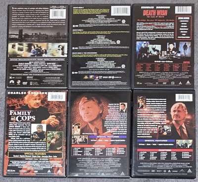 Death Wish/Family of Cops DVD Charles Bronson 8 Film Movie